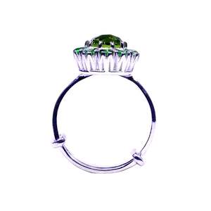 Bague perle turquoise plaquée or classique en argent sterling 925 - Product Image 4