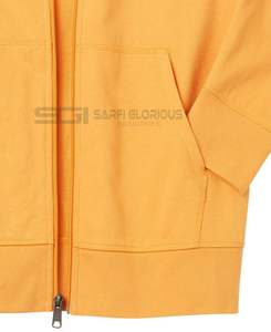 Sudadera con capucha de gimnasio para hombre de algodón 100% más vendida al por mayor cremallera completa impresión personalizada invierno cremallera Sudadera con capucha en blanco - Product Image 2