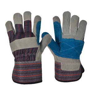 Gants de travail en cuir de vachette robustes à prix de gros, gants de travail en cuir pour la construction, gants de travail d'hiver - Product Image 1