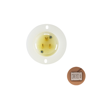 Hot bán NEMA 5-15 15A 250V 50-60Hz mặt bích đầu vào có tính năng đáng tin cậy lý tưởng cho các công cụ tính phí cho các dự án xây dựng - Product Image 1