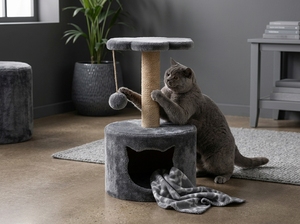 Grey Evening Cloud Shelter <b>for</b> Your Royal <b>Cat</b> - Product Image 2
