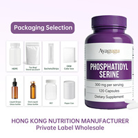 Réducteur naturel de cortisol OEM et aide au sommeil profond pour la relaxation et le soulagement de l'insomnie, capsules de phosphatidylsérine 300 mg pour le sommeil