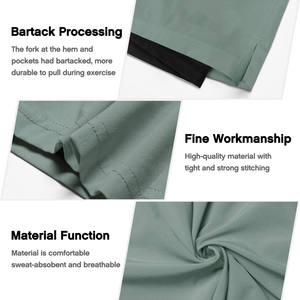 Verano 100% Nylon Fitness secado rápido transpirable cintura elástica pantalones cortos de entrenamiento impermeable de talla grande para hombres pantalones cortos de playa para hombres - Product Image 6