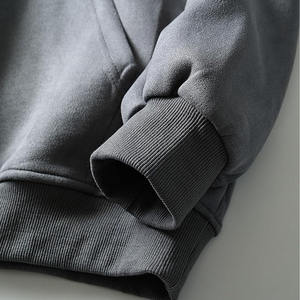 Sweat à capuche pour homme d'hiver - Coupe régulière confortable pour un port quotidien, design minimaliste propre, poche, séchage rapide, respirant, polaire - Product Image 3