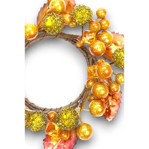 Porte-bougie Annaflower, couronne, décoration de table artisanale de luxe, 13 cm - Product Image 2