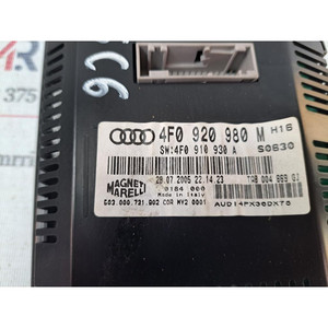 Panneau de tachygraphe AUDI A6 Berline Série C6 (4F2) 4F0920980N (04>12) - Product Image 6