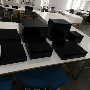 9PCS SET trắng vuông Acrylic bảng Riser Cube hiển thị làm tổ risers lucite vuông thực phẩm Bệ hộp hiển thị - Product Image 3