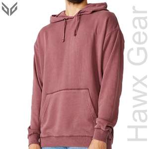 Sudadera con capucha ajustada de alta calidad para hombre, último diseño, interior forrado, patrón sólido, técnica teñida lisa, diferentes colores, lo mejor - Product Image 4
