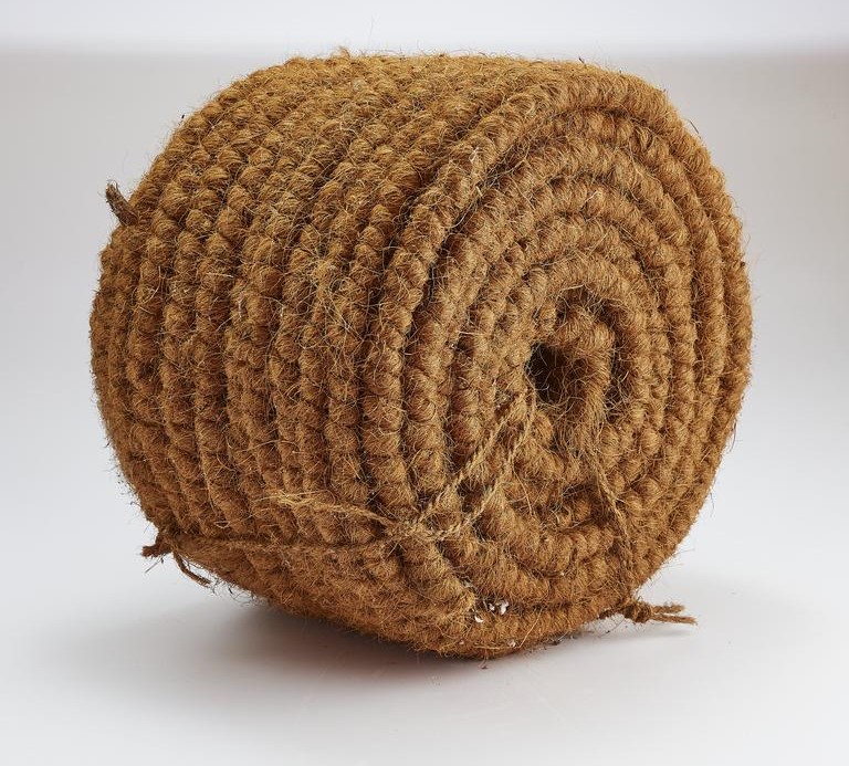 High Tensile Machine Twisted Coir Fiber Eco Friendly Natural Organic Biodegradable Sustainable - Rope Brush Material Sri Lanka