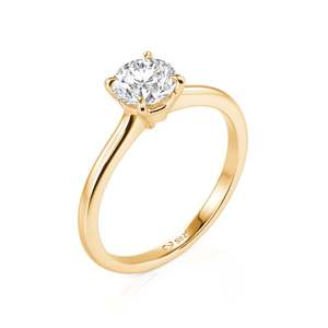 Jeulia Custom Ultra <b>Thin</b> Oval Cut Solitaire Wedding <b>Ring</b> for Men in 10K/14K/18K Gold or Platinum - Product Image 2