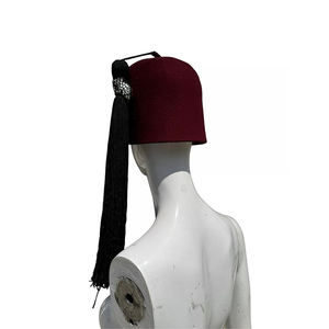 <b>Vintage</b> Shriners Fez <b>Hat</b> with Tassel & Rhinestones Freemasons Masonic <b>Hat</b> High Quality Custom Best Sale Hot Selling Fezz - Product Image 5