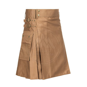 การออกแบบใหม่ผู้ชายใช้ Kilts 100% ผ้าฝ้ายทำ Kilts Scootish Kilts สำหรับผู้ชายใช้ - Product Image 6