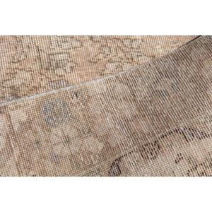 Turkish Large Rug 6.2x9 ft, <b>Brown</b> Persian Vintage <b>Wool</b> Rug - Product Image 5