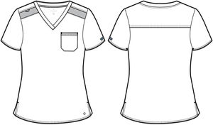 Vente en gros Uniformes de gommage unisexes à col en V Costumes de gommage médicaux pour hôpitaux Vêtements de travail d'allaitement confortables - Product Image 3