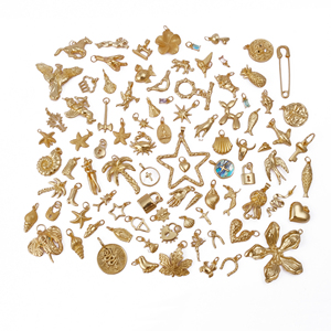 Colgante de Estrella del Norte chapado en oro de 8 puntos, accesorio de joyería celestial delicado para DIY, collar de boda para niños, pulsera - Product Image 6