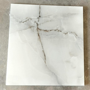 Dolmen กระเบื้องพอร์ซเลนขัดเงา Bianco ขนาด60x60ซม. ดีไซน์พื้นและผนังภายในหรูหรา - Product Image 4