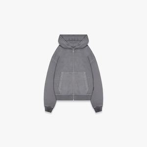 Sweat à capuche en coton moderne, polaire unisexe, streetwear décontracté, tenue de sport et de gym avec poches avant, capuche réglable, logo imprimé - Product Image 1