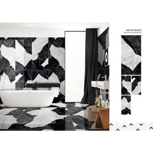 กระเบื้องพอร์ซเลนขัดเงา Azul ขนาด600x1200มม. แนววินเทจเนื้อหินอ่อนดูมันวาวส่งออก - Product Image 4