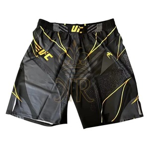 Shorts de sport pour hommes 100% coton respirants légers à séchage rapide confortables avec taille élastique pour la salle de sport, l'entraînement et le fitness - Product Image 2