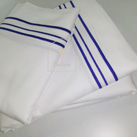 Ensemble de draps en coton respirant de haute qualité, 4 pièces, 400TC, literie moderne en satin blanc