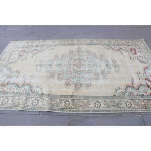 Alfombra Turca Grande de 5.2x8.9 pies, Alfombra Vintage Marrón Estilo Suroeste - Product Image 4
