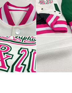 Veste de baseball pour enfants personnalisée de haute qualité OEM vente en gros mode classique Bomber Varsity Coat hiver - Product Image 4