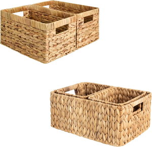 Ensemble de panier rectangulaire, panier de rangement, accessoire d'organisation de la maison très esthétique, disponible en gros. - Product Image 1