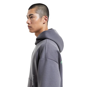 Sudadera con Capucha de Felpa Francesa de Primera Calidad para Hombre, Ecológica, Transpirable, con Diseño Personalizado Serigrafiado en la Parte Delantera y Trasera - Product Image 4