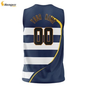 Camiseta de baloncesto de sublimación personalizada a la moda, camiseta de baloncesto de nuevo diseño para mujer para equipo - Product Image 4