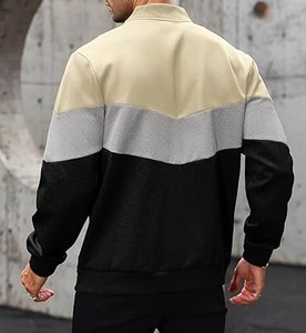 Varsity Jacket Hombres Mujeres Letterman Bomber Jacket Chaqueta Varsity personalizada de alta calidad Invierno Lana en blanco - Product Image 4