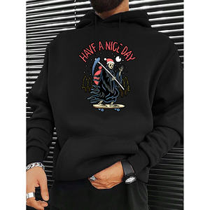 Jersey de ocio de Otoño/Invierno para hombre, prendas de punto y sudaderas estándar de un color fabricadas en China - Product Image 1