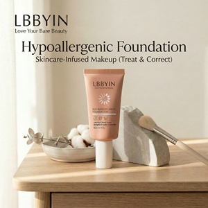 LBBYIN Fond de Teint Professionnel Peaux Sensibles, Base Liquide Réparatrice Douce, Hypoallergénique, <span class=keywords><strong>Recrutement</strong></span> Mondial d'Agents - Product Image 4