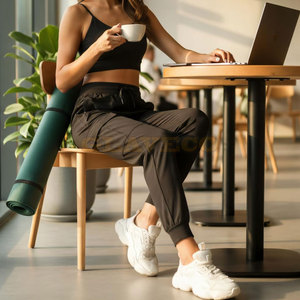 Durable Material Breathable Top Quality Women Cargo <b>Trousers</b> Top Selling Lightweight Women Cargo <b>Trousers</b> - Product Image 6