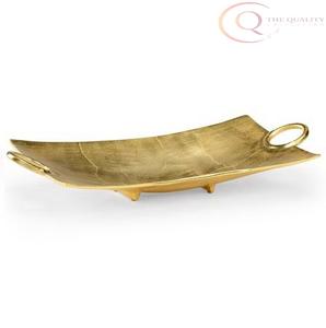 Plateau décoratif en métal artisanal pour le Ramadan avec finition de luxe |   Pour servir, décorer une table, styliser la maison et offrir en cadeau - Product Image 4