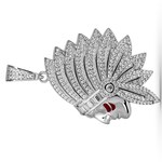 Hiphop Fashion Hip Hop Jésus Pendentif En Argent Sterling 925 avec Ice Out VVS Moissanite Diamant Jésus Pendentif pour hommes femmes - Product Image 3