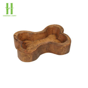 Tazón de masa de madera de alta calidad de diseño único para decoración del hogar vintage y para regalos de decoraciones navideñas OEM hecho en Vietnam - Product Image 3