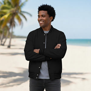 Veste de basket-ball varsity pour homme en laine 100% imperméable à capuche pour l'hiver, lourde, respirante, chaude, logo personnalisé, OEM/ODM - Product Image 3