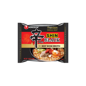 Fideos Negros NONGSHIM SHIN RAMYUN, Paquete de 16 (4x4) - Product Image 1