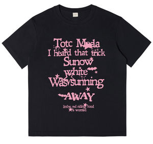 Camiseta de algodón en relieve de alta calidad, camiseta de gran tamaño con cuello redondo liso para hombre, camiseta personalizada con logotipo estampado en relieve bordado para hombre - Product Image 4