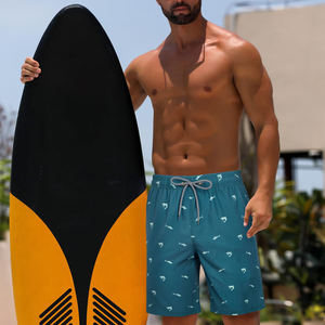 Pantalones Cortos de Playa Personalizados de Buen Estilo, Pantalones Cortos de Secado Rápido con Elasticidad en 4 Direcciones, Pantalones Cortos de Surf para Hombre con Cordón, Bañadores - Product Image 6