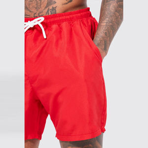 กางเกงว่ายน้ำขาสั้นสำหรับผู้ชายชุดว่ายน้ำมีกระเป๋าสองข้างโพลีเอสเตอร์120 GSM 100% 2025ฤดูร้อน - Product Image 5