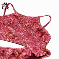 Bikini string pour enfants personnalisé à motifs solides et imprimés pour jeunes filles maillot de bain 1 pièce Vente en gros