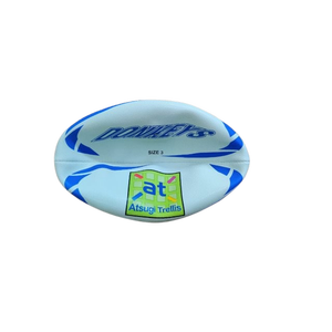 ลูกบอลรักบี้ขนาดเล็กที่กำหนดเองขนาด3ดีไซน์ยูเนี่ยนใหม่มีด้ามจับที่แข็งแรง - Product Image 1