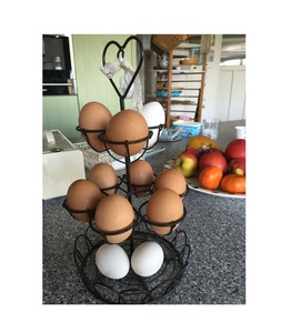 Durable stylish metal egg <b>racks</b> for modern <b>kitchen</b> storage solutions with elegant design and long lasting structure - Product Image 3