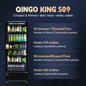 New Qingo King Stainless Steel Smart Vending Machine 7-Inch Touchscreen Cashless Payment Multiple Payment Options <b>Remote</b> Vending - Product Image 5