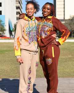 เสื้อกีฬาแบบสวมหัวมีฮู้ดสำหรับผู้ชายและ3D ชุดวอร์มผ้าฟลีซพิมพ์ลายพัฟโพลีเอสเตอร์/ คอตตอน - Product Image 4