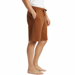 Vente en gros de shorts de survêtement 100% coton et polyester mélangés personnalisés pour hommes, en polaire éponge décontractée, respirant, séchage rapide, service OEM de haute qualité - Product Image 4