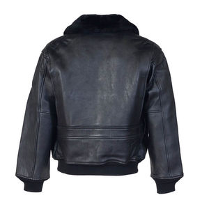 Chaquetas de cuero de fábrica para hombre Chaqueta de cuero de moda de cuero genuino para hombres Elegante 2025 Mejor proveedor OEM ODM - Product Image 6