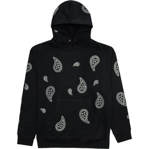 Sweatshirts à capuche intégraux pour hommes avec broderie vintage et strass Sweatshirts à capuche en coton et polyester unis imprimés de logo personnalisé pour l'hiver - Product Image 1