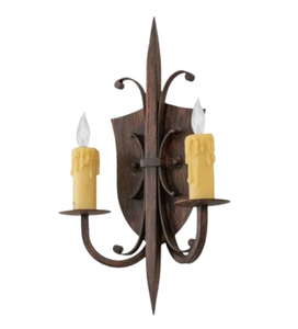 Style classique fer métal décoratif intérieur mural bougie applique décoration de mariage bougeoir en métal pour mur - Product Image 2